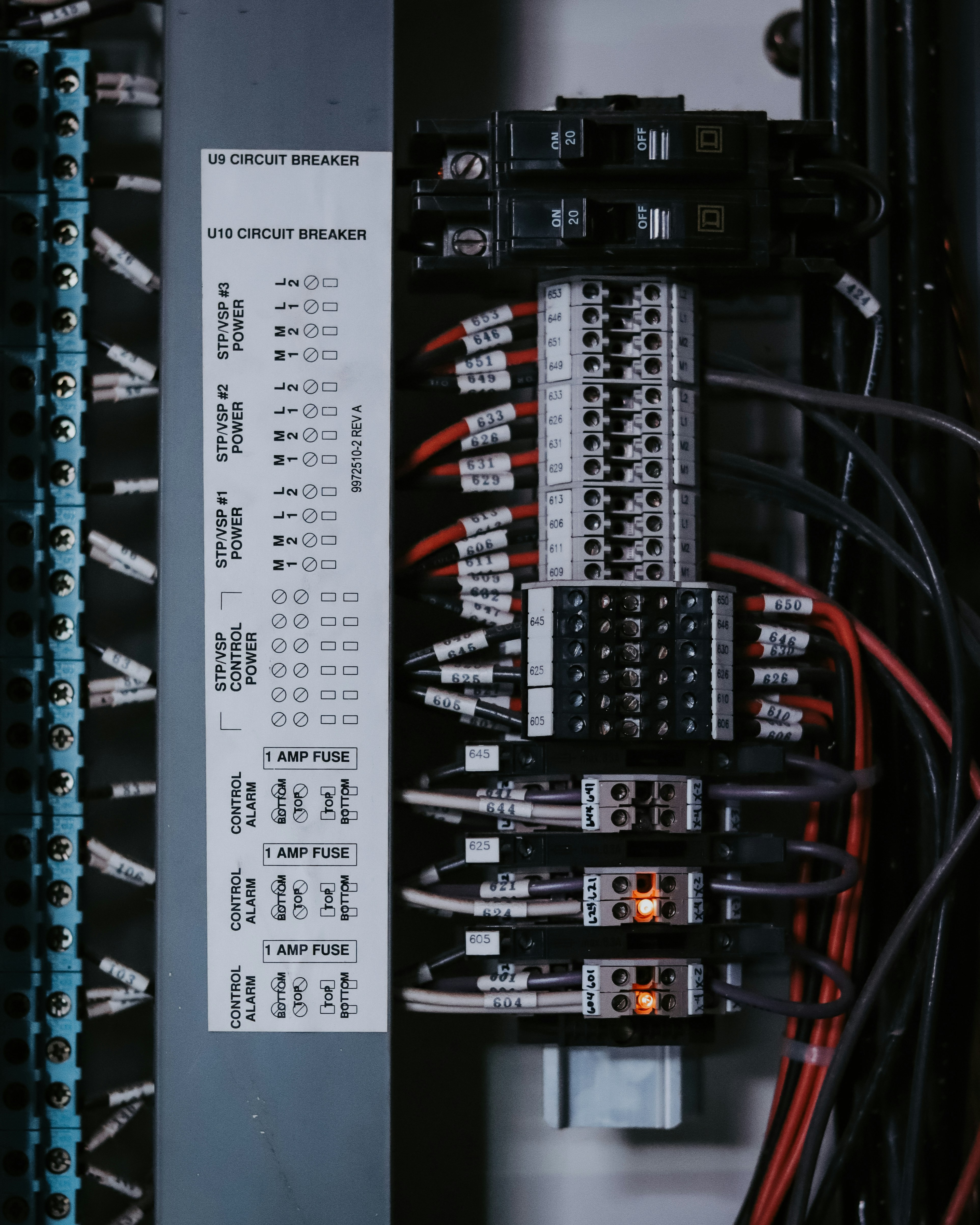 Industrial control panel install